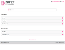 Tablet Screenshot of mct-metrologie.com
